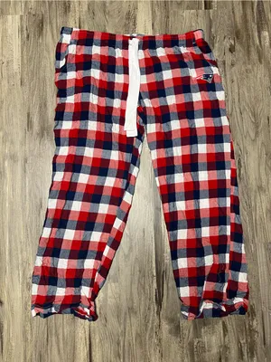 NFL Red, White & Blue Plaid Lounge Pajama Pants thumbnail 1