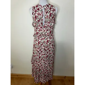 Sundance Amandine Garden Ruffled floral Maxi Dress WOMENS MEDIUM thumbnail 4