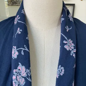 Vintage 80s IN2 Peplum Cardigan Jacket Dark Blue M thumbnail 7