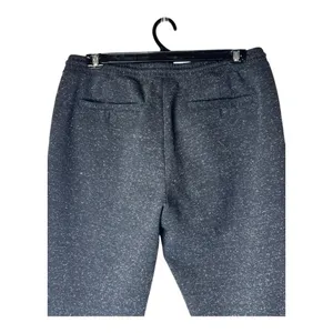 Club Monaco Pants Women‎ XL Black Space Dye Tie Waist Sweat Pants Athleisure thumbnail 4