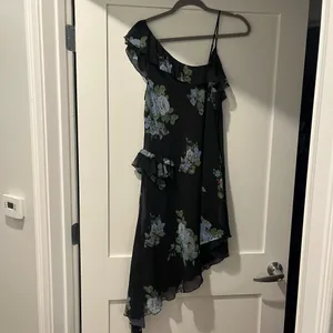 Free People x REVOLVE Alma Ruffle Midi Dress in Dark Combo thumbnail 6