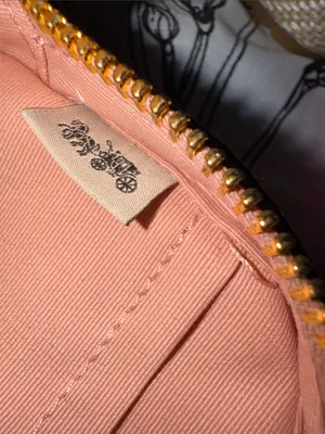 Coach Pebbled Leather Crossbody in Blush Pink thumbnail 8