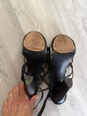 Sam Edelman Black Strappy High Heel Sandals Size 8.5 thumbnail 14