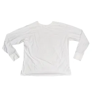 Vuori Long Sleeve Tee Women Small White Fair VW1028 Relaxed Fit Athleisure thumbnail 7