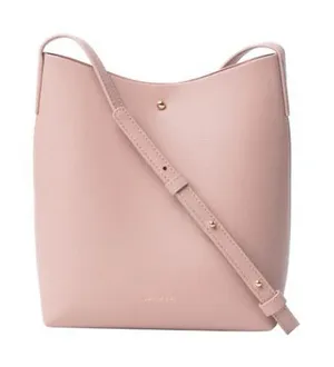 Samara Vegan Leather Crossbody Peony Blush Pink thumbnail 1