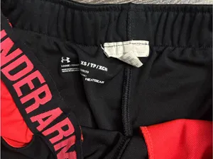 Under‎ Armour Black and Red Women's Athletic Shorts thumbnail 3