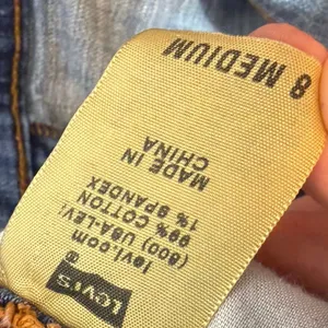 Levis 515 Womens Size 8 Medium Straight Leg Jeans Stretch Blue Denim Everyday thumbnail 5