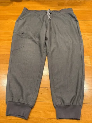 Figs technical collection gray jogger scrub bottoms size XXlarge petite. thumbnail 1