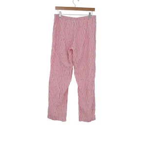 Love by Gap Pink White Striped Heart Peace Sign Cotton Pajama Pants Women's thumbnail 5