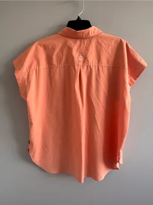 5.11 Tactical Women’s XL‎ Button Front Short Sleeve Shirt Peach Hiking thumbnail 3