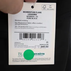 DSG Womens Momentum Flare Legging Pure Black High Rise XS thumbnail 4