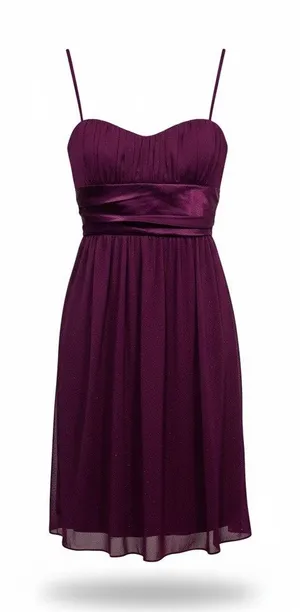 Speechless Women's Burgundy Sparkle Bow Back Dress Size S thumbnail 1