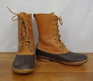 Vintage Ladies' LL Bean 7 Eyelet Maine Hunting Boots SIze 7 thumbnail 1