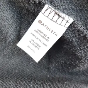 Athleta -458 Cutout Neck Sweatshirt‎ Black Style 352951 Small thumbnail 7