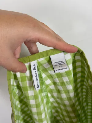Y2K Abercrombie & Fitch Gingham Low Rise Capris Size 10 thumbnail 10