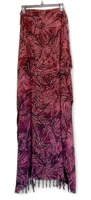 beach cover up scarf one size Purple Size undefined thumbnail 1