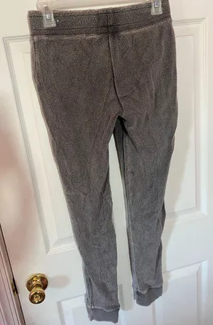 Victoria’s secret Pink Gray Sherpa Joggers thumbnail 3