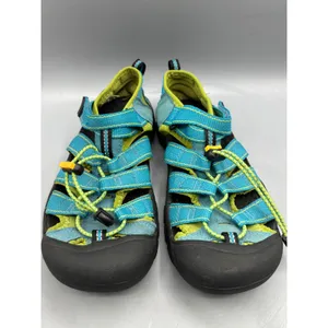 Keen Newport H2 Blue Lime Green Waterproof Sport Sandals Youth 5 thumbnail 2