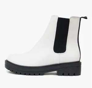 Soda White Chelsea Boots thumbnail 1