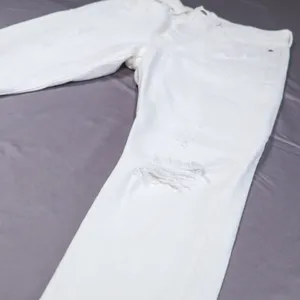 Levi's 501 Skinny Jeans‎ Women 28 White Distressed Button Fly High Rise Denim thumbnail 9