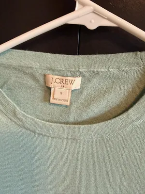 J. Crew Mint Green Crewneck Sweater thumbnail 2