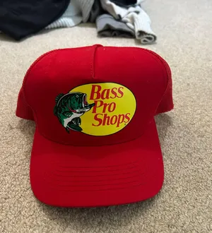 Bass Pro Hat Red thumbnail 1
