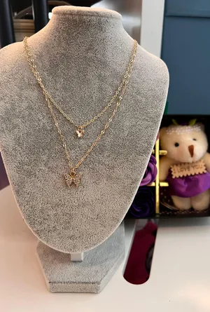 Gold Plated Butterfly Necklace thumbnail 2
