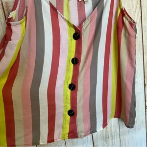 Lily White Stripes Summer XL Pastel Colorful thumbnail 5