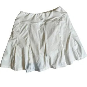 White Pleated Golf Skort Tenniscore Navy Stripe Country Club Athletic Skirt XS‎ thumbnail 2