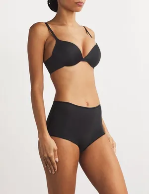 NWT Skims Ultimate Push-Up Plunge Bra ~ Onyx Black ~ 36 DD thumbnail 1