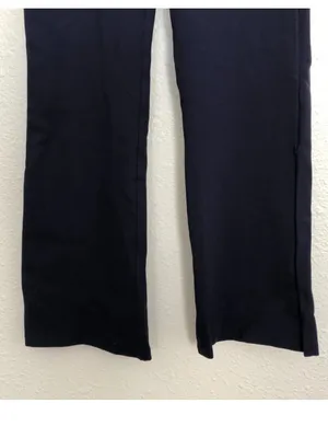 Betabrand Navy Blue flare Dress Pants Yoga Pants Medium Long work trousers thumbnail 5