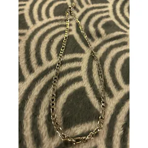 Chunky fashion jewlery chain silver tone custom thumbnail 2