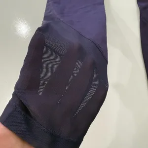 Gymshark Dry Full Length Leggings Purple Athletic Pants Cutout Mesh Size M thumbnail 7