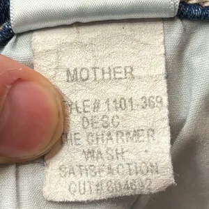 Mother denim the charmer satisfaction blue skinny jeans size 27 thumbnail 16