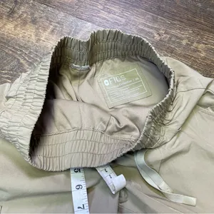 FIGS Zamora Fionlite Jogger Scrub Pants Women XS Light Oak Mesh Lined thumbnail 4
