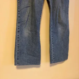 St. John’s Bay Mid Rise Ankle Crop Stretch Boot Flare Denim Jeans Blue Womens 12 thumbnail 3