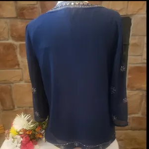 Victoria's Secret 2014 beaded bohemian tunic rare beaded Tunic thumbnail 4