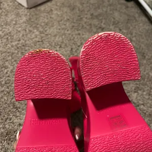 Hot Pink Chunky Heel Ankle Boots thumbnail 9