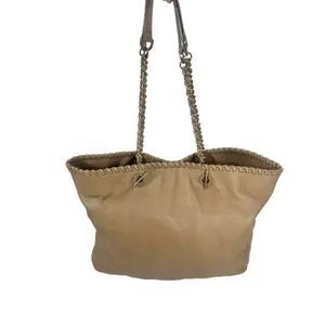 Tory Burch Marion Tote, cognac color, whipstitch leather - preloved but lots of thumbnail 2