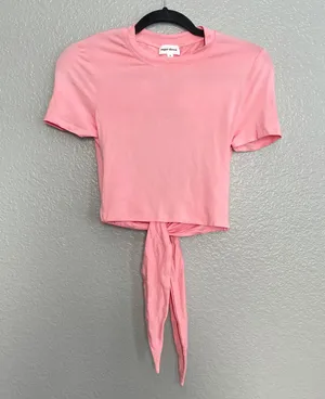superdown Revolve  Pink Crop Top thumbnail 3