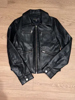 Banana Republic Black Leather Jacket thumbnail 1
