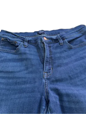 J.Crew High Rise Vintage Straight Crop Jeans Dark Wash Stretch Denim Women’s 31 thumbnail 12