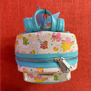 NWT Genuine Loungefly Care Bear 40th Anniversary Rainbow Mini Backpack thumbnail 2