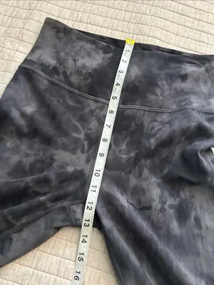 Lululemon Groove Super-High-Rise Flared Nulu Diamond Dye Pitch Grey Graphite 8 thumbnail 6
