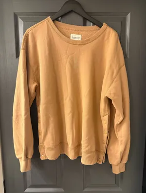 Abercrombie Nude Soft A&F Collection sweat shirt L thumbnail 1