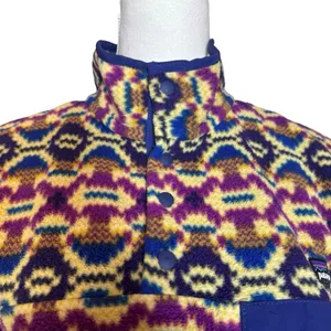 Patagonia Lightweight Synchilla Snap-T Fleece Pullover Women Small Jacket Purple thumbnail 4