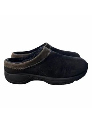 Merrell Encore Chill Stitch Black Mule Clogs Slip On Suede Women's Size 8.5 US thumbnail 2