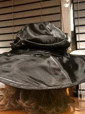 Vintage Classic Black Women's Dress Hat with Decorative Bow Accent GIOVANNIO thumbnail 4