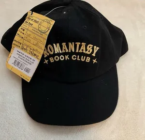 Book Club Black Embroidered Baseball Cap thumbnail 1