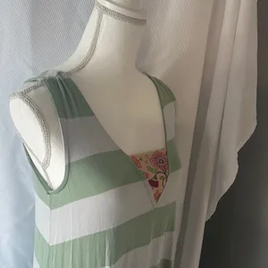 Matilda Jane Striped Maxi Dress with Floral Accent thumbnail 3